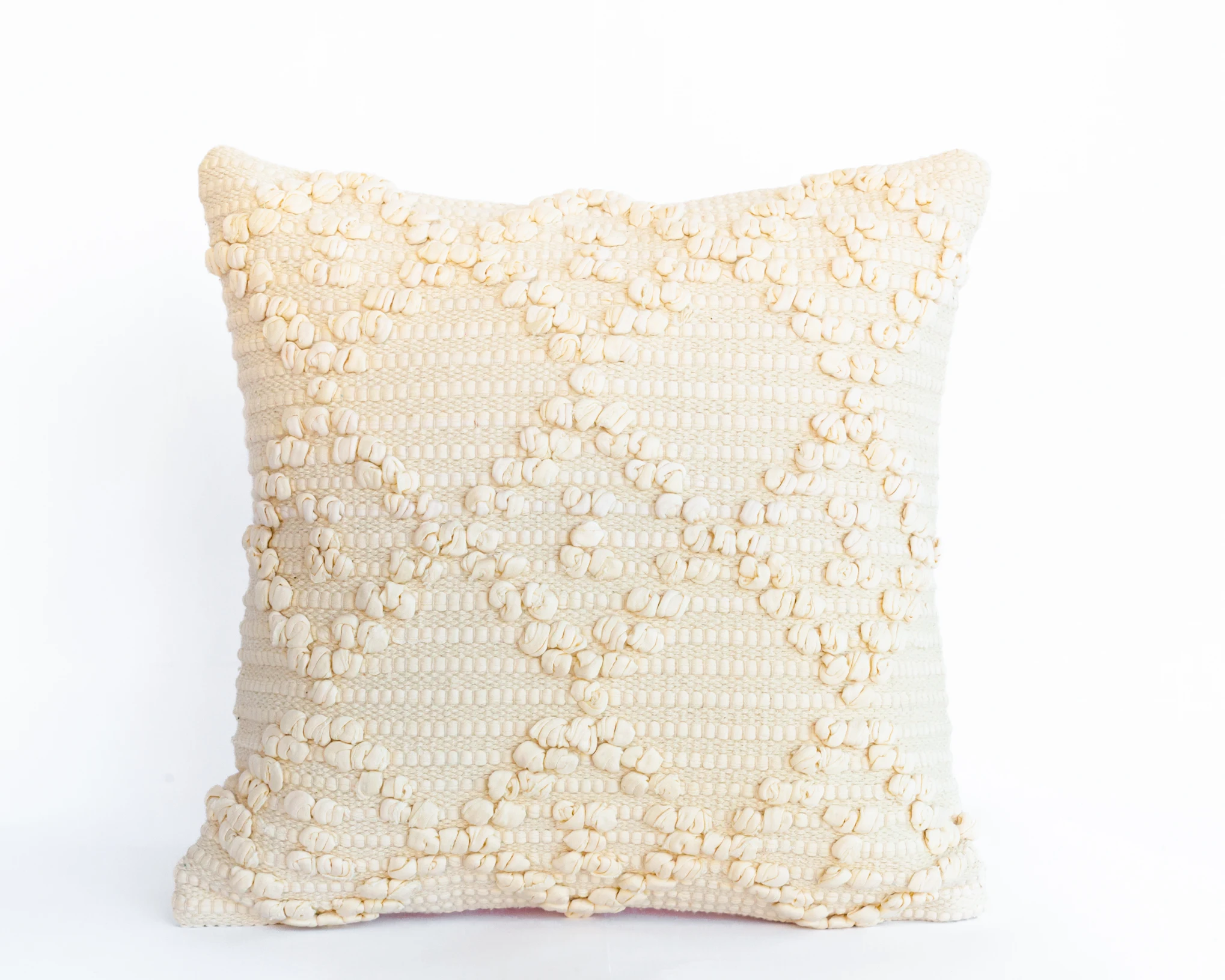 100% cotton decorative cotton tufted cushion cover pillow case