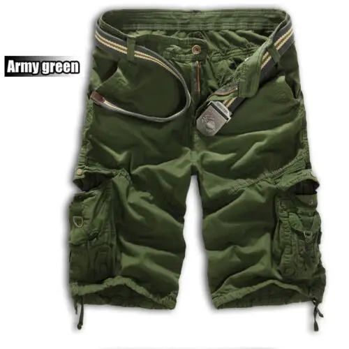 Mens Cargo Shorts Tactical Work Short Trousers Pants with high quality custom printing and cotton material on wholesale