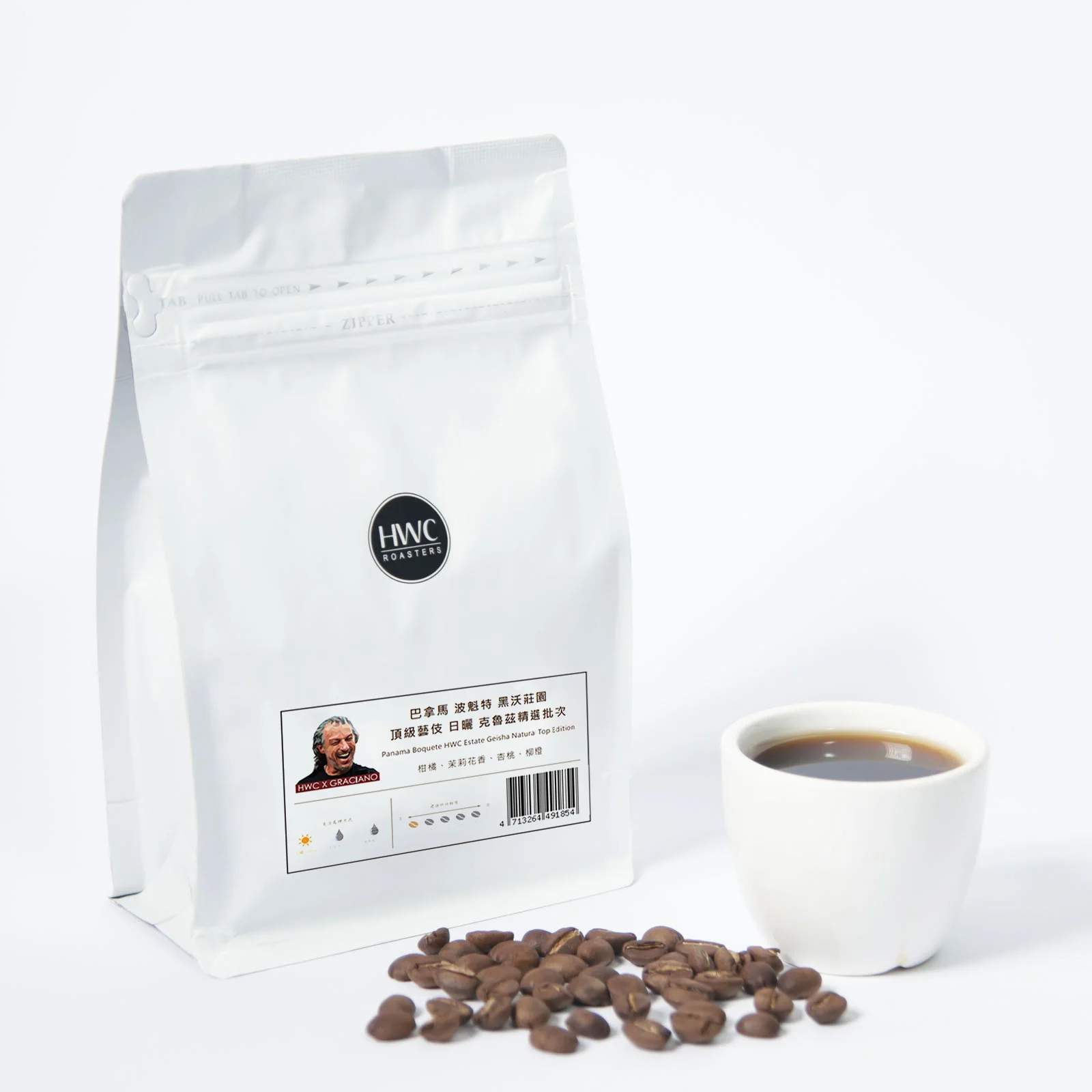 Panama HWC Estate Top Edition Geisha Natural Arabica Roasted Coffee Bean OEM ODM Customized Private Label Wholesale