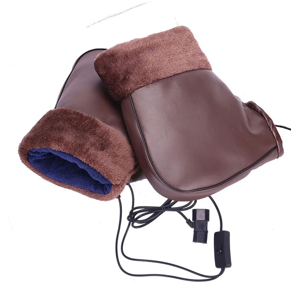 Motorcycle heating handle  cover  electric bicycle four-speed thermostat heating windshield cover 12V/48V/60V/72V