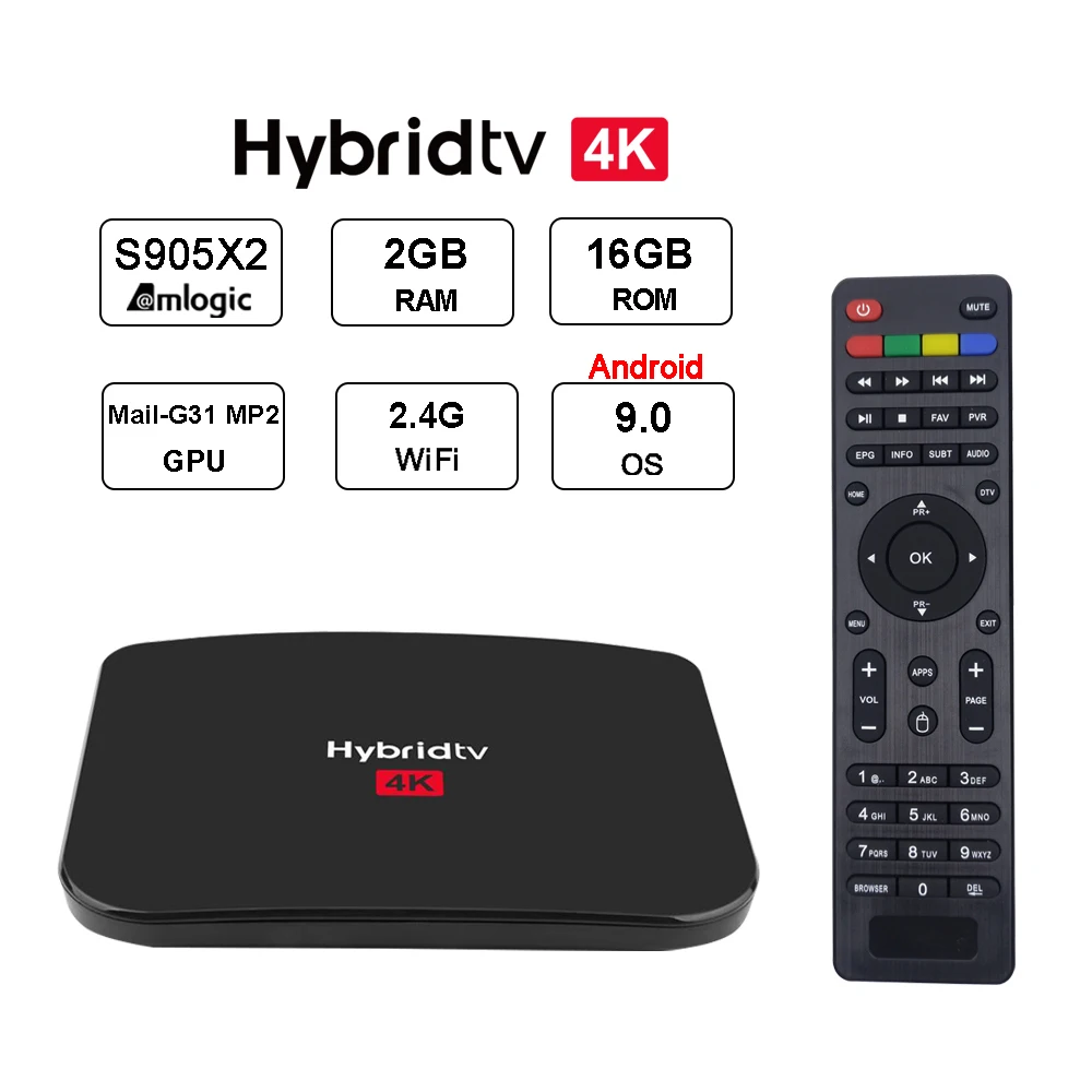  Оптовая продажа MECOOL M8S PLUS DVB T2 Amlogic S905 H.265 Android 4K гибридная ТВ-приставка интернет цифровой спутниковый