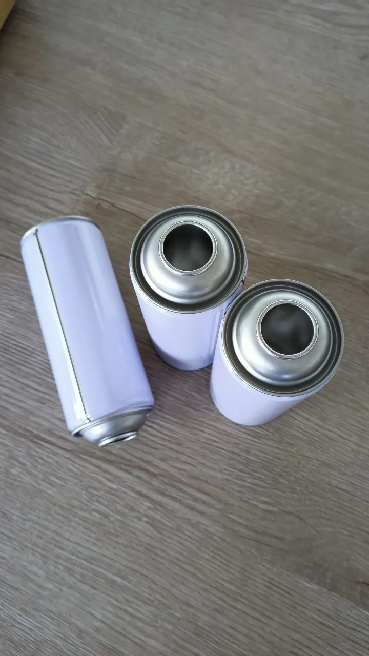 Exported Metal Packaging Aerosol Cans For Industrial Purpose Paint Cans In Cylinder Shape With 4 To 6 Colors