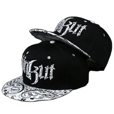 Fashion Mens Stylish Blank Brim Snapback Cap Hip Hop Baseball Hat Fitted Cap