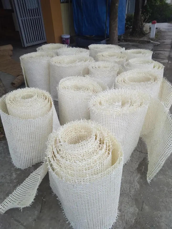 100% Natural Rattan Webbing roll / Mesh Rattan Cane Webbing with High Quality Low Price