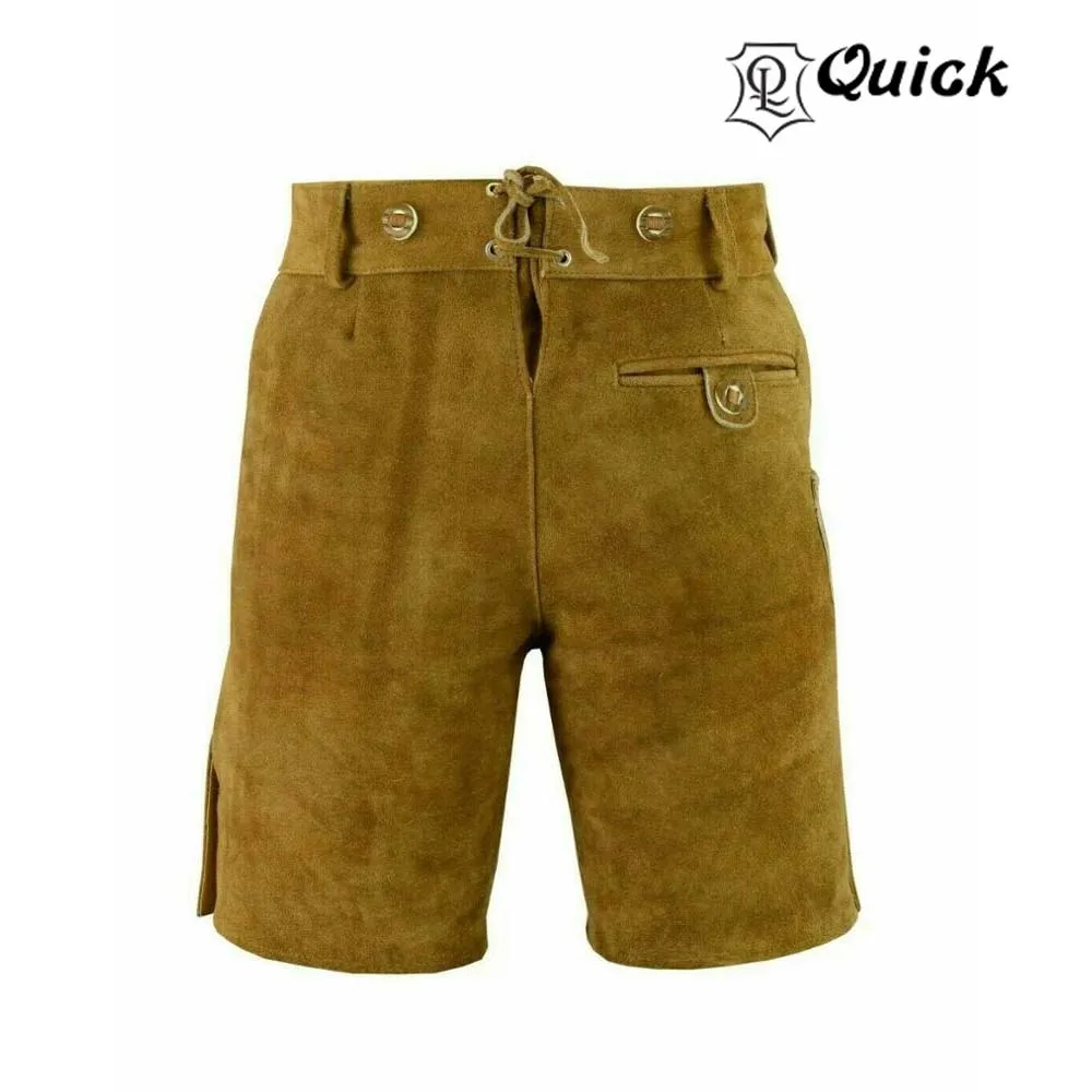 Trachten Mens German Bavarian Shorts Lederhosen Authentic Bundhosen Oktoberfest