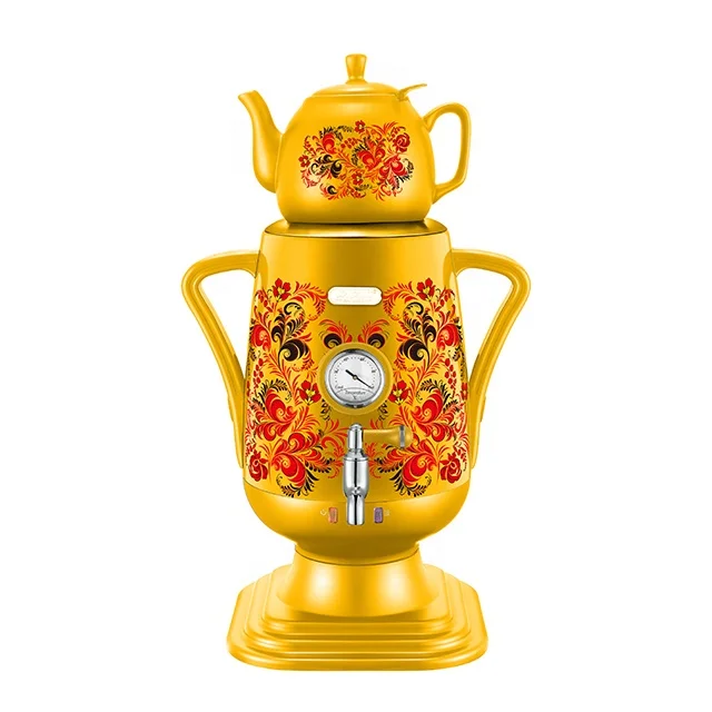 Stainless steel home appliances  electric samovar with ceramic teapot