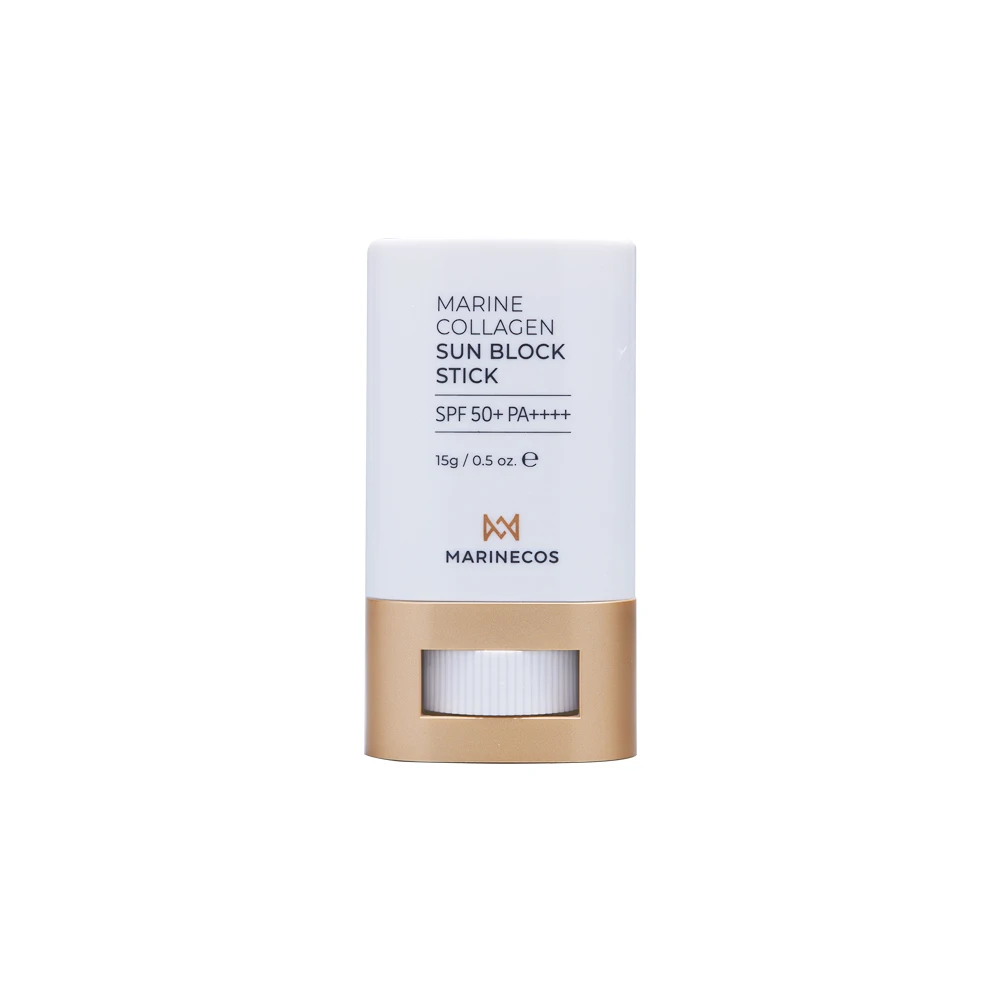 MARINECOS коллагеновая Солнцезащитная палочка 15 г УФ-защита отбеливающие блоки UVB UVA более успокаивающий эффект ежедневный уход за кожей товары Корея