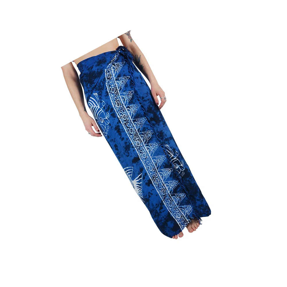 Новейшая пользовательская оптовая продажа индонезийских индийских женщин батик пляжная одежда саронг популярный дизайн