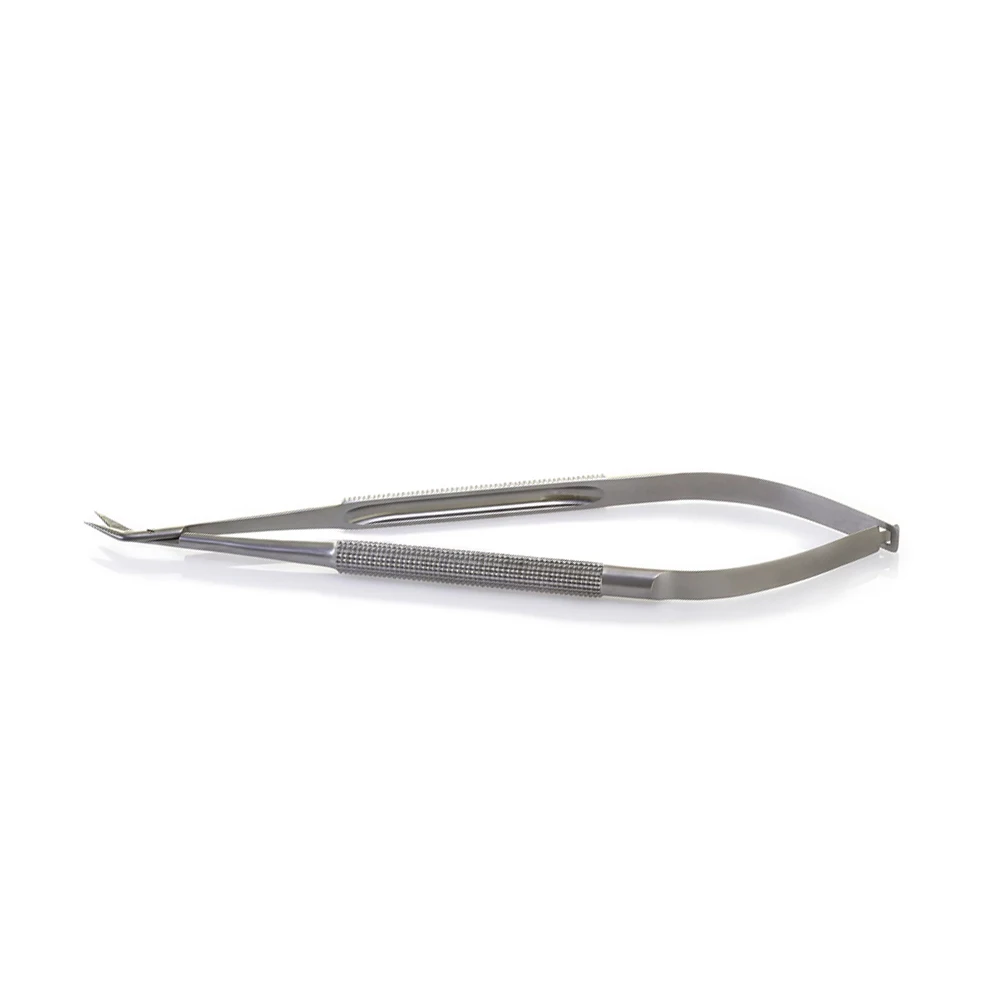 HIGH QUALITY POTTS YASARGIL MICRO SCISSORS 18.5CM ANGLED 45 DEGREES NEUROSURGERY INSTRUMENTS