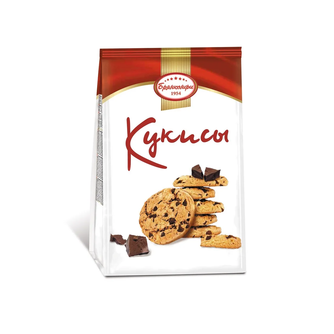 
Wholesale Cookies 1/250 Classic Butter Cookies With Pieces Of Milk Chocolate 