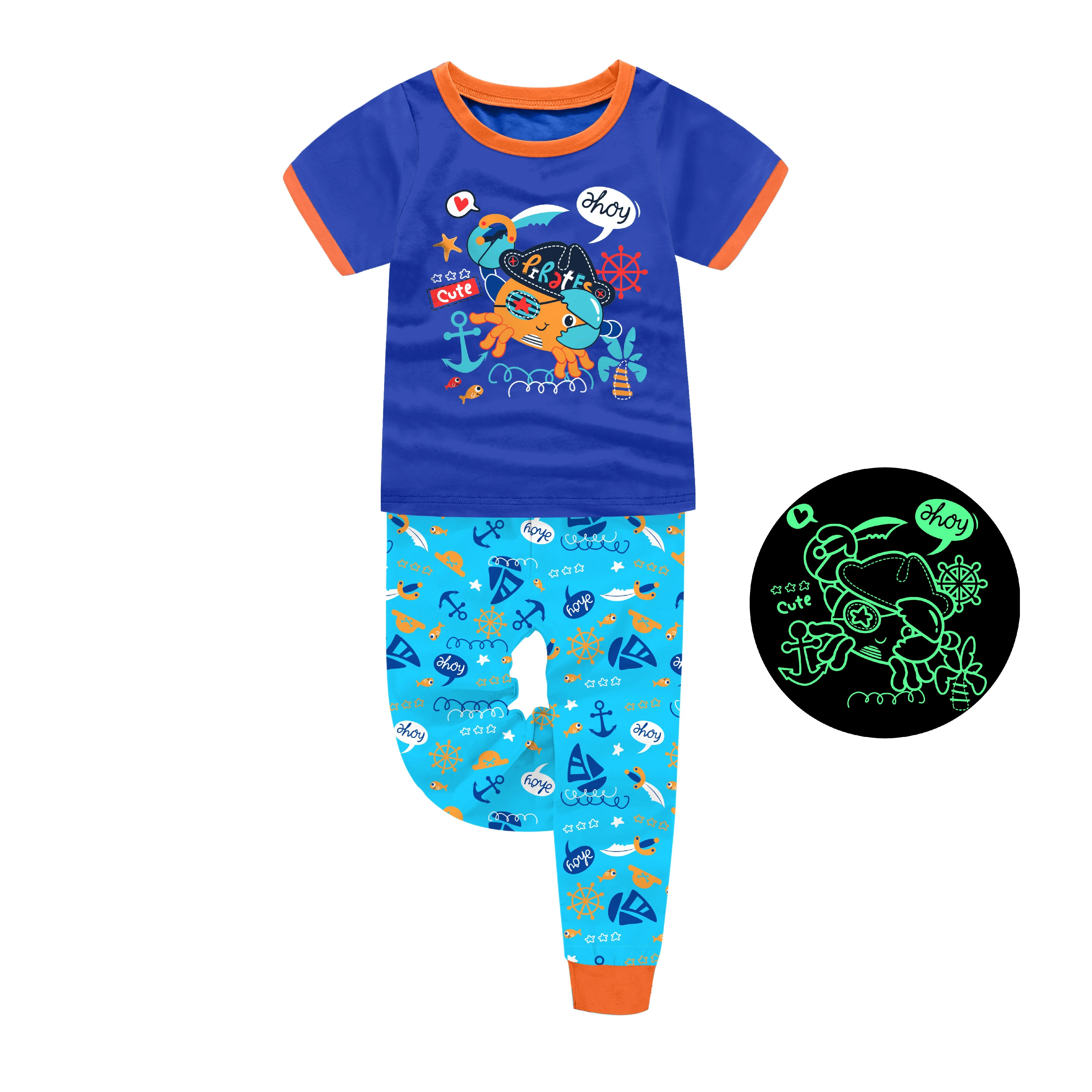
dinosaur boy pajama children cartoon pijamas 100 cotton sleepwear pajamas 