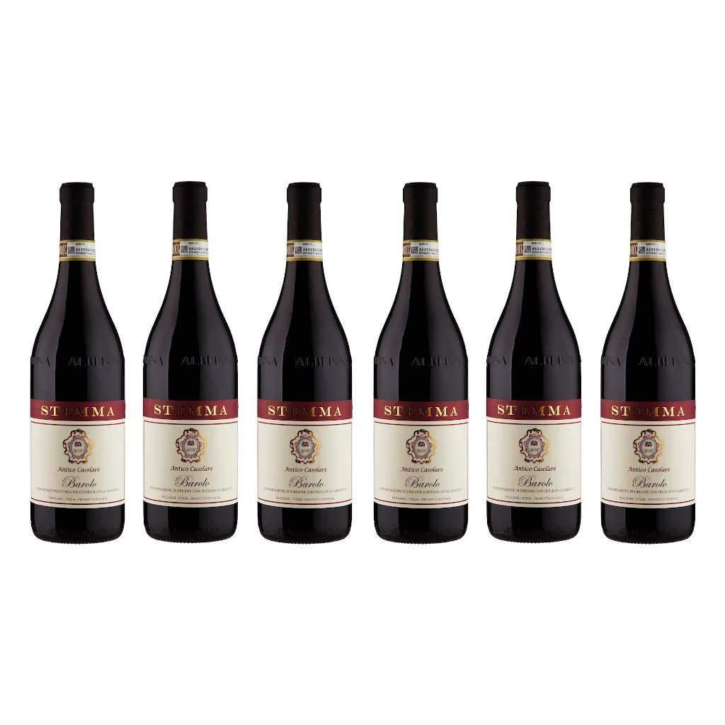 DOC Barolo DOP «Il Casolare Stemma», итальянское вино, красное вино от Piemonte, 750 мл, шесть бутылок