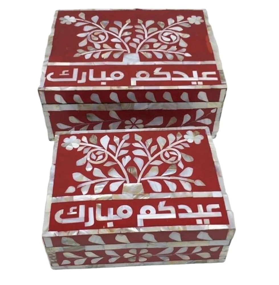 Шкатулка для ювелирных изделий из перламутровой инкрустации высшего качества для оптового экспорта