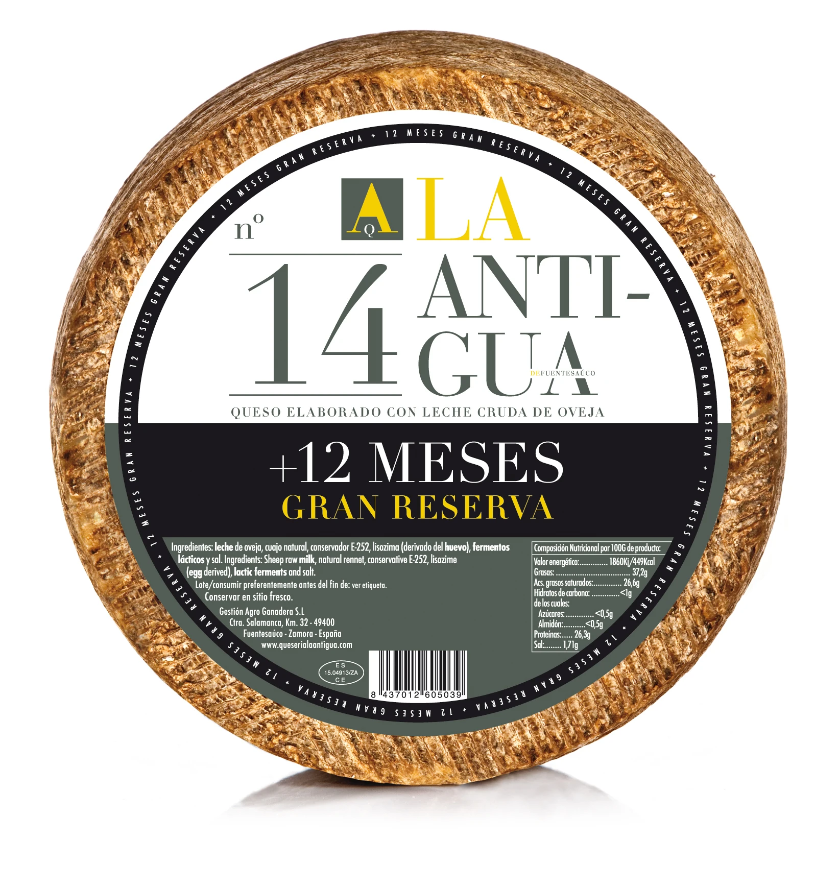 Старый сыр La Антигуа, большой резерв