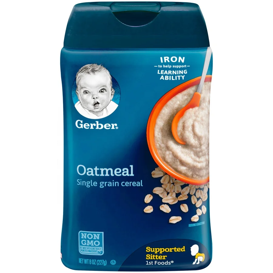  Одногранные Детские хлопья из овсяной муки Gerber 227