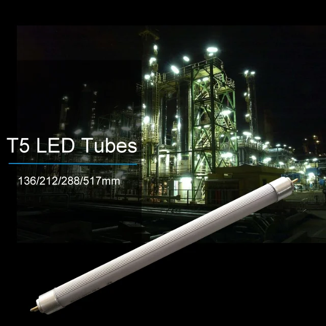 
LED retrofit T5 6W fluorescent tube 212mm 