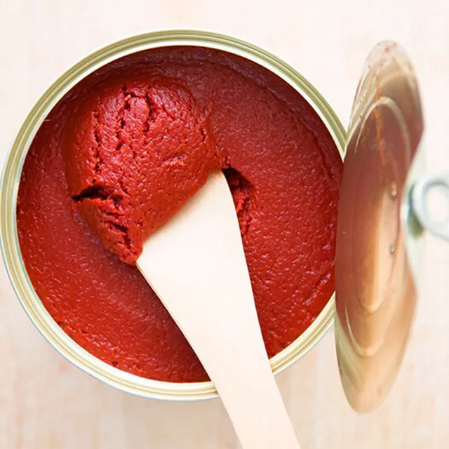 OEM Private Label Halal Canned Food 28-30% Brix Easy Open Tomato Paste