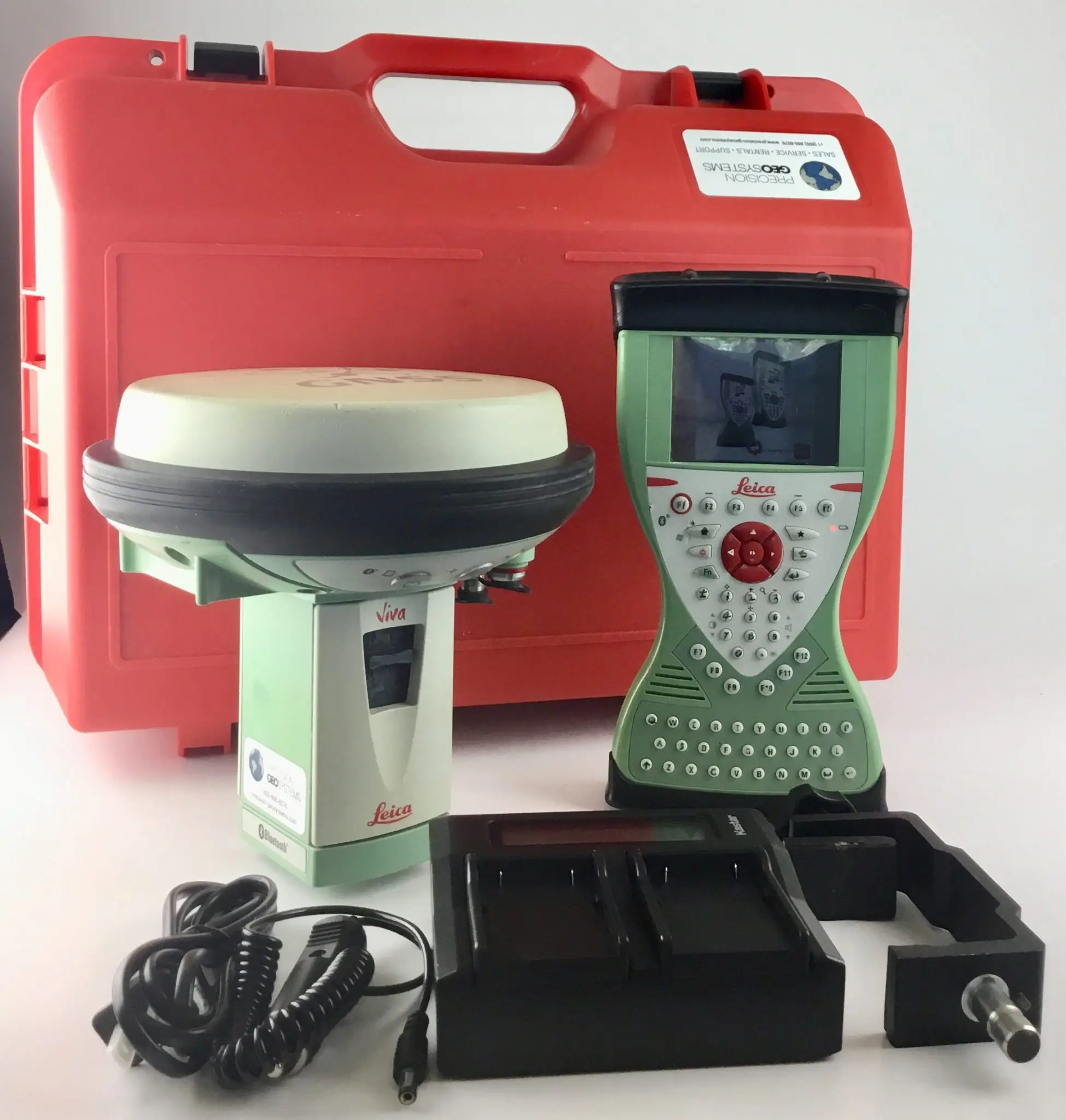 
AUTHENTIC Lei-ca GS15 GNSS Receiver GPS/Glonass w/ CS15 Viva SmartWorx, ADL UHF Radio 