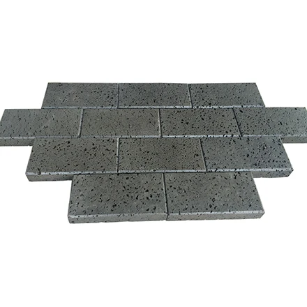 Construction Cut-To-Size 100x300x100 300x600x100 m Grey Basalt Stone Dark Grey Lava Rock Stone Ant Hole Finish