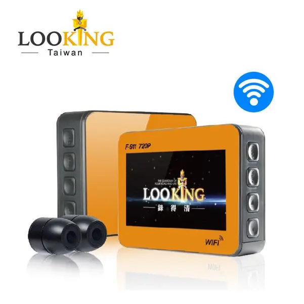 
 Тайвань 2 канала записи HD 720P Wi-Fi мотоцикл dash cam видеорегистраторы для мотоциклов  
