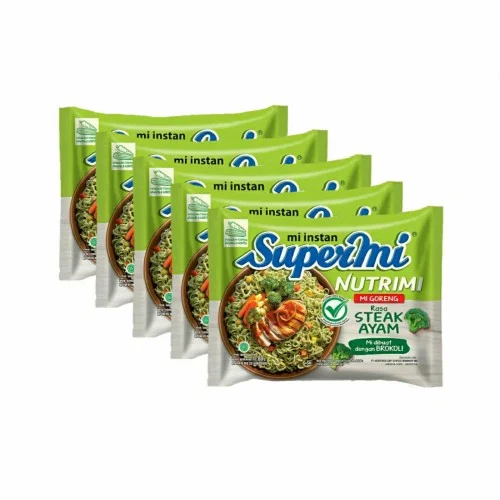 Supermi Nutrimi Mie Goreng Steak Ayam 80gr