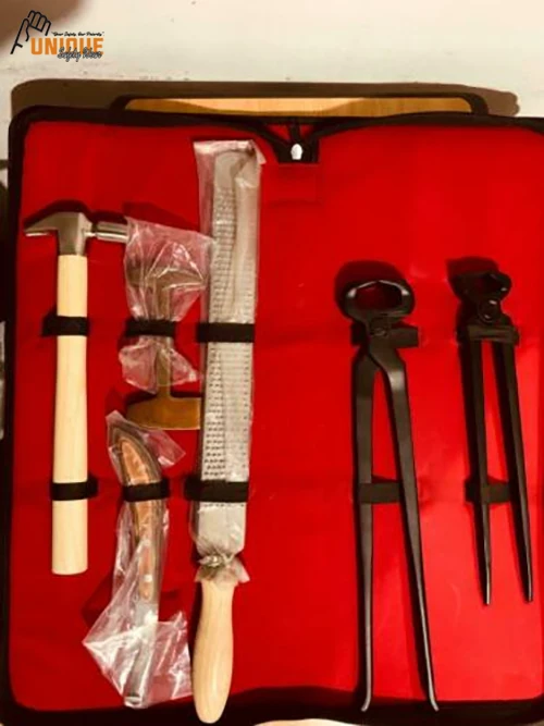 Набор инструментов для ухода за лошадьми Farrier набор копытками съемник ногтей молоток буфер рашпили