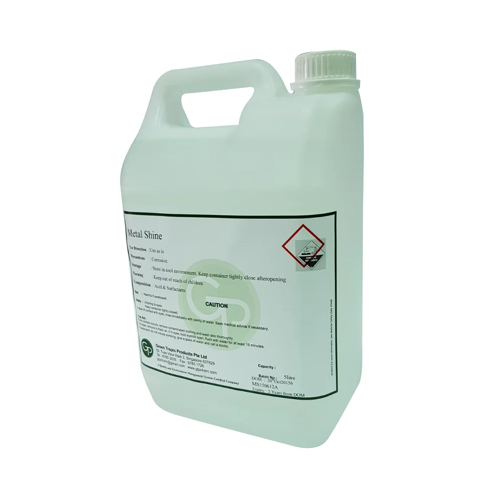 Best Singapore Acid Based Cleaner GT 102 Metal Shine OEM Service