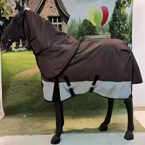 Тяжелый нейлоновый Оксфорд 4 6 дюйма дышащее водонепроницаемое теплое одеяло для лошадей простыня одежда ковер зимние коврики