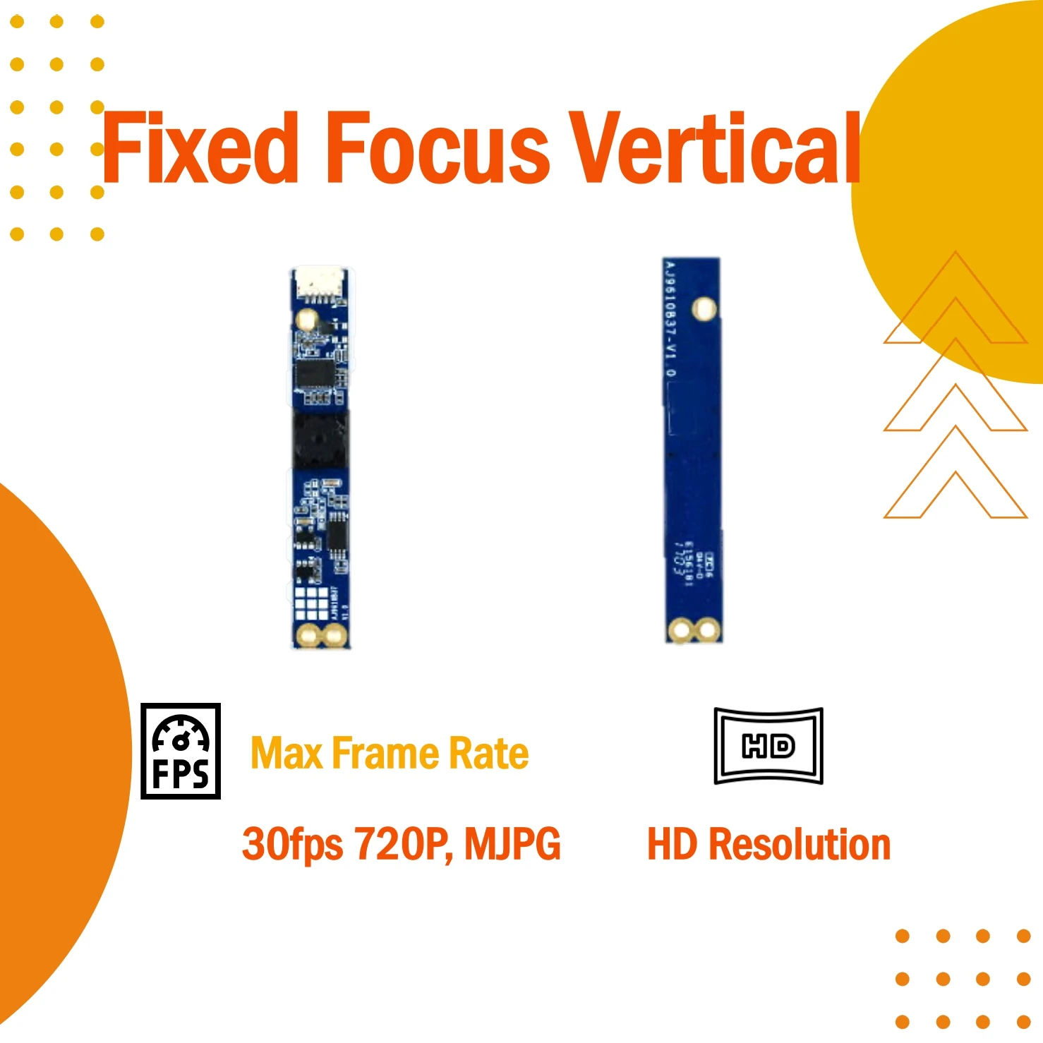 Best buy HD 720P vertical fixed focus camera module