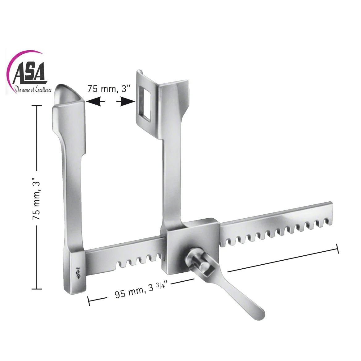 High Quality Professional Stainless Steel Medical Surgery Custom Surgical Finochietto Retractor