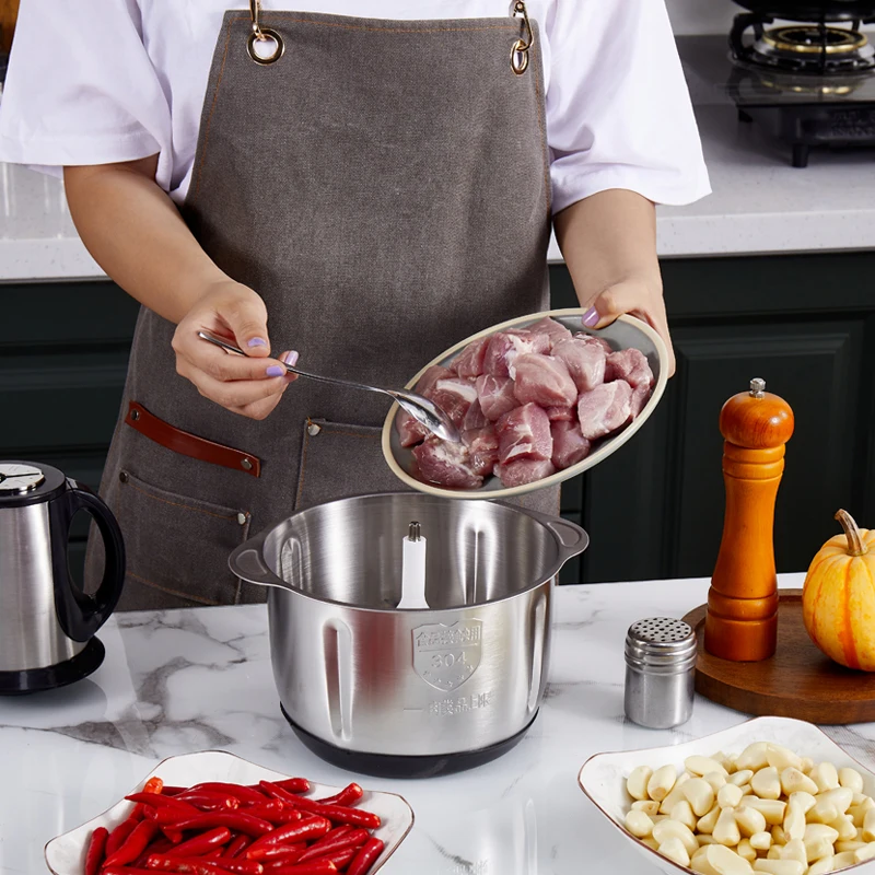 2021 new design 5L Large capacity electric meat grinder portable Low noise meat grinder