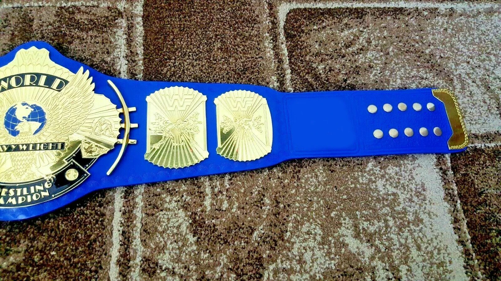 Классический Золотой Крылатый ремень для чемпионата с орлом ULTIMATE Warrior WWF взрослый