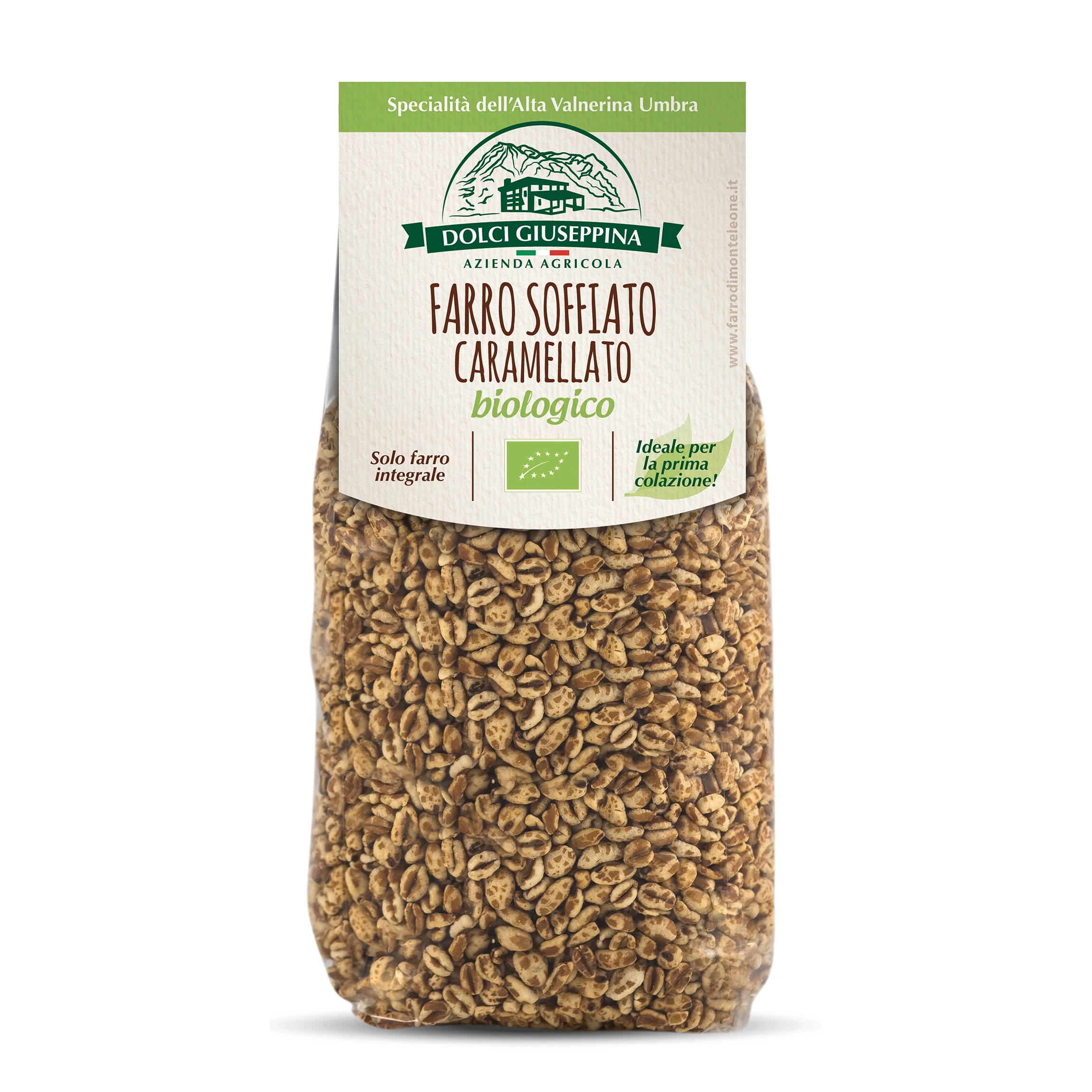 
 Распродажа зерновых сладких хлопьев, органический карамелизированный вздутый спильт, био  