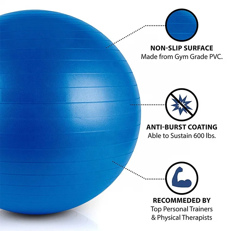 ECO-friendly Anti Burst Balance with Hand Pump yoga massage ball,yoga ball