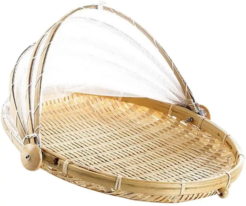 
Elegant glitter Vietnam bamboo food cover 