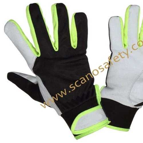
 2021 Best Quality Industrial Leather Safety Gloves with Goatskin, Sheepskin Leather Palm  