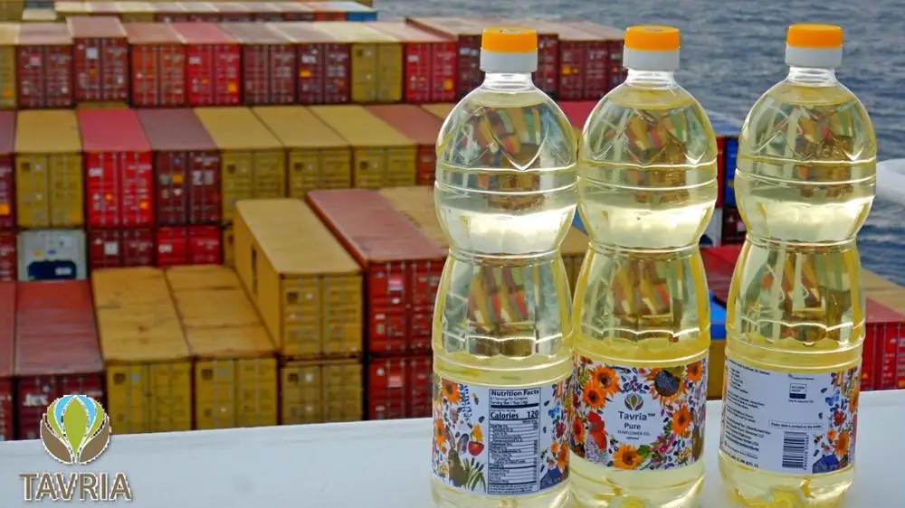 Рафинированное подсолнечное масло 1 литр