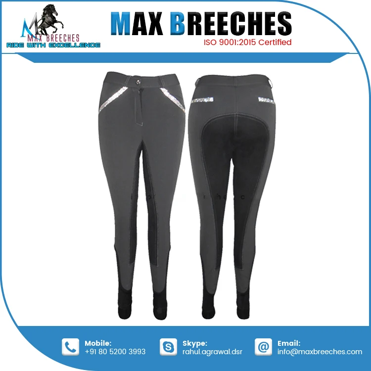 Bulk Sale Top Quality Wholesale Price Ladies Full Seat Breeches Custom Design Available