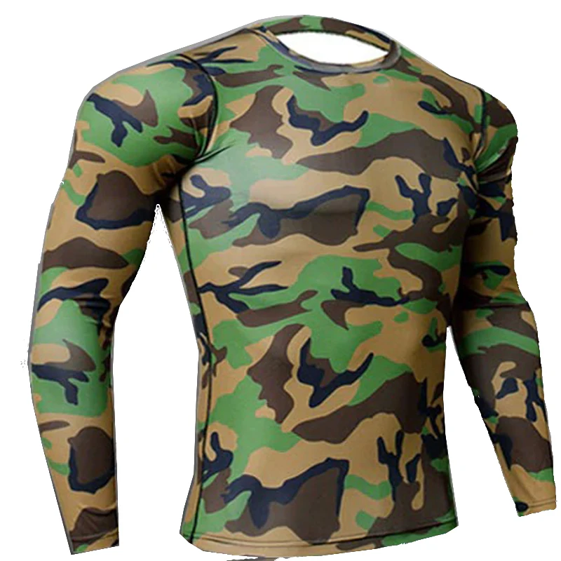  Мужская компрессионная рубашка 3D для тренировок быстросохнущая одежда фитнеса модная