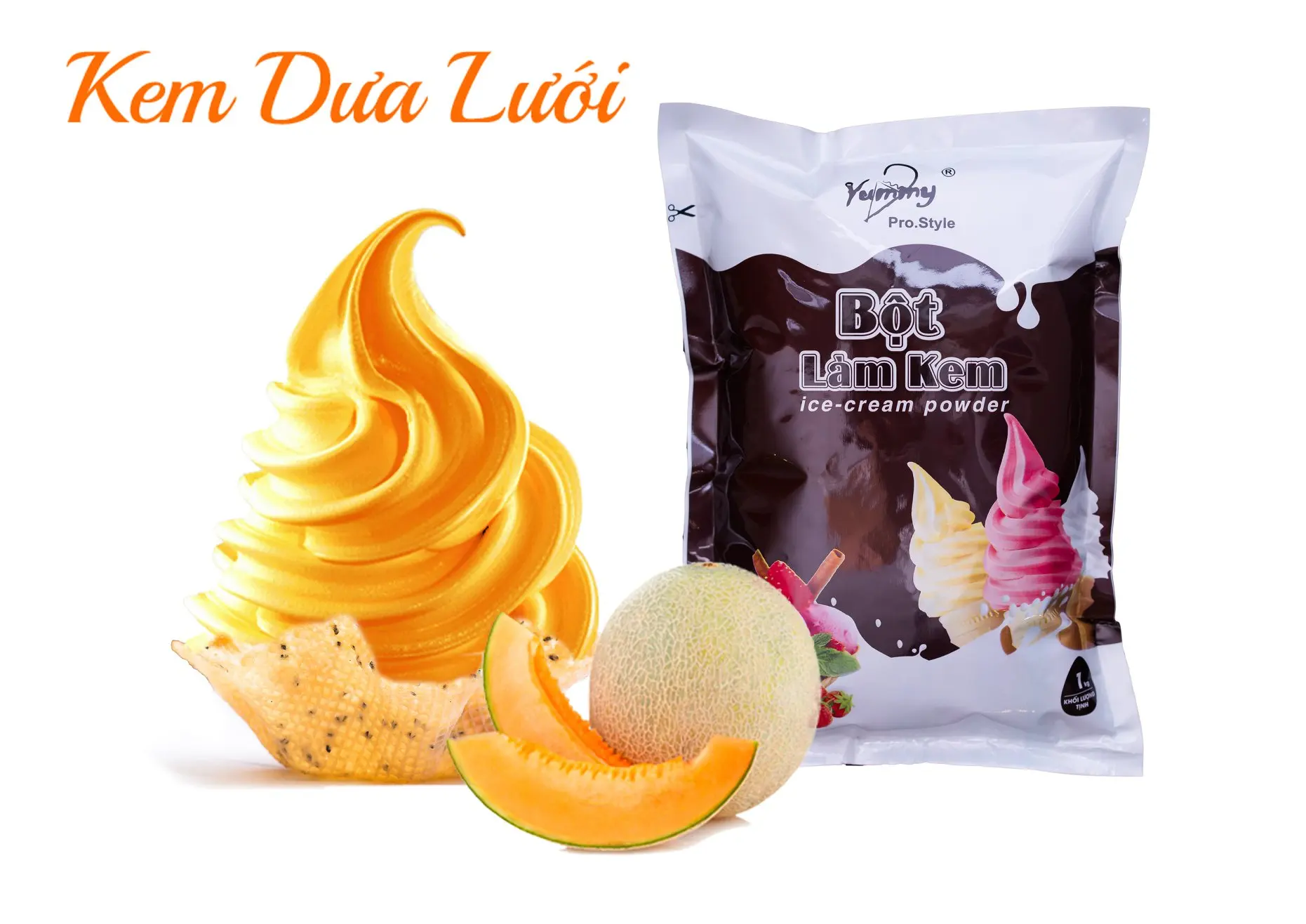 Yummy Soft Ice Cream Making Powder DVA0013 Best Supplier From Vietnam Easy To Use High Quality Product