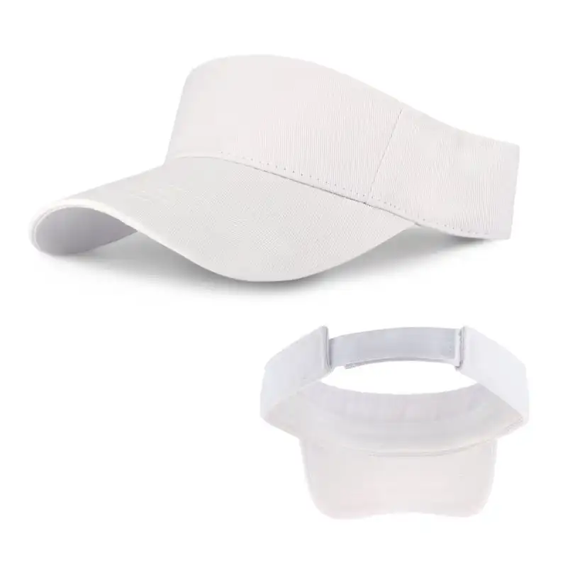 Plain Visor Hat Custom Color Logo Visor Hat Choose Your Own Color 100% Cotton Custom Color Logo Visor Hat