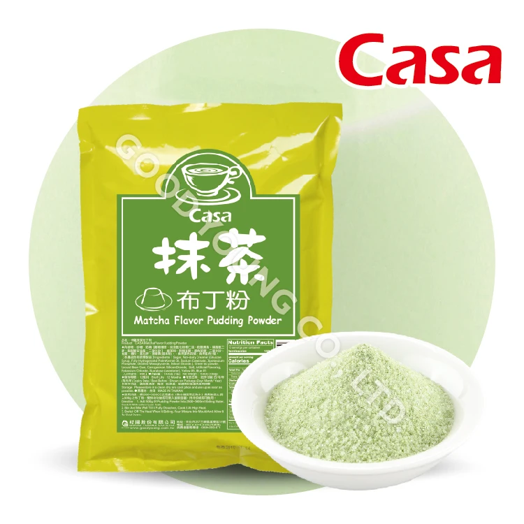 Taiwan Wholesale HALAL Certification Matcha Pudding Instant Powder