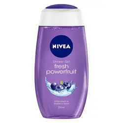 NIVEA skin Wash Powerfruit Shower Gel with Antioxidants & Blueberry Scent