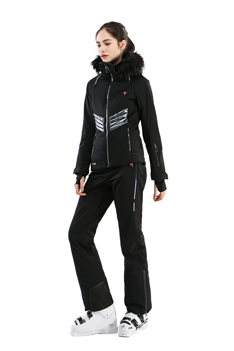 Wave Point Snow Suit Wear Women Snowboard Clothing Waterproof Windproof Costumes Outdoor Ski Sets Jacket and Bibs Snow Pant