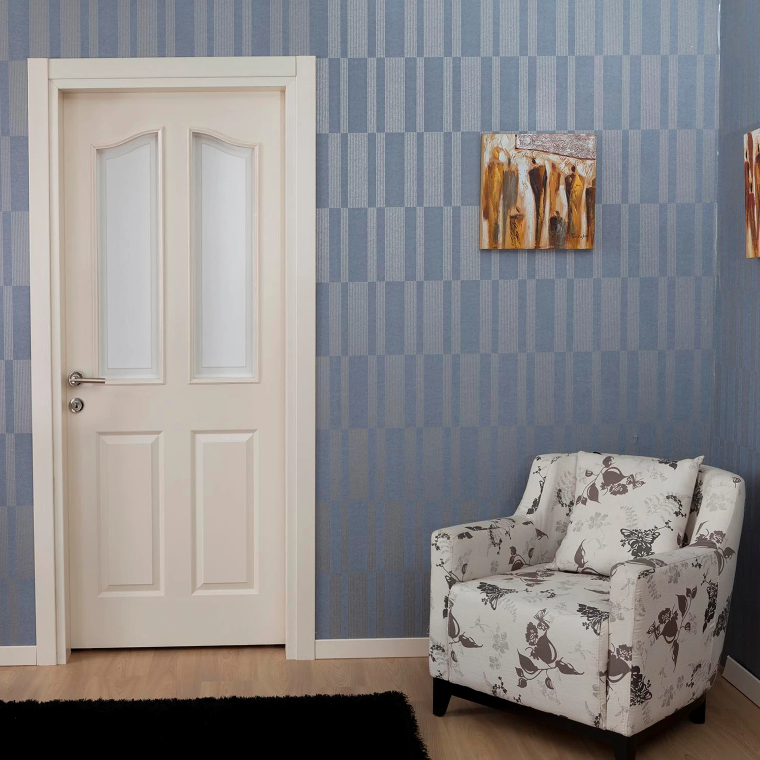 Lacquered painted Doors Swing Professional Commercial Modern Apartment Wooden acrylic Special Paintings Customized Color