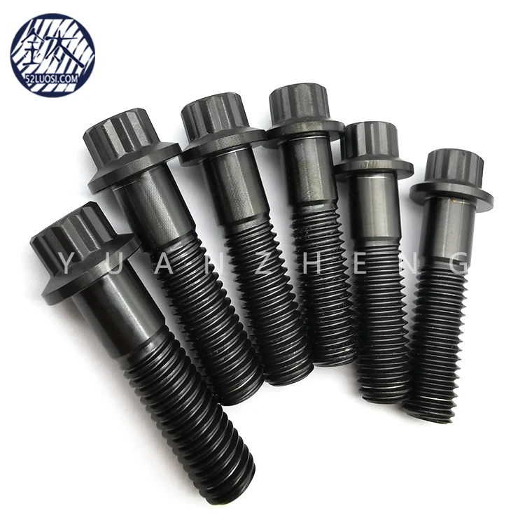 Gr5 Titanium Alloy Bolts 12 Points Flange Bolts Titanium Screws Titanium bolts