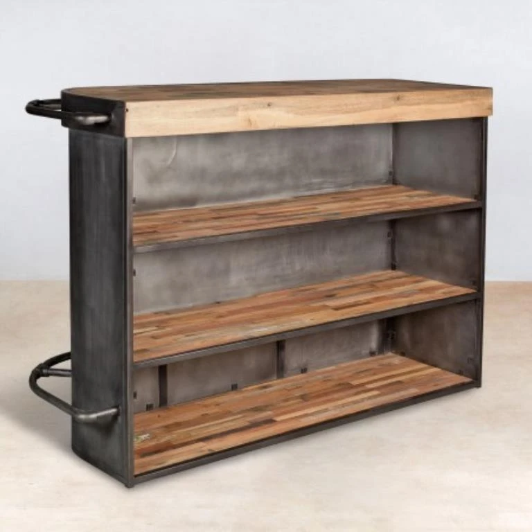 Vintage Industrial Bar Table Cabinet Indian Reclaim Rustic Recycle Wood Bar Cabinet Restaurant Cafe Bar Cabinet Furniture