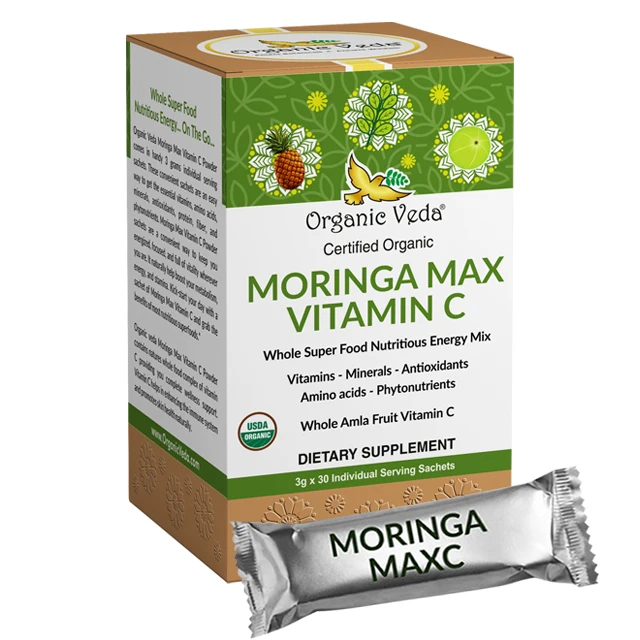 Moringa Max Vitamin C energy drink private label dietary supplement for instant energy support at wholesale price