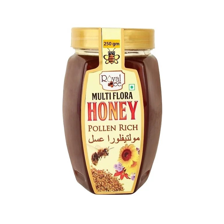 
100% Natural Royal Bee Multiflora Honey 250 Gm Pack At Affordable Price 