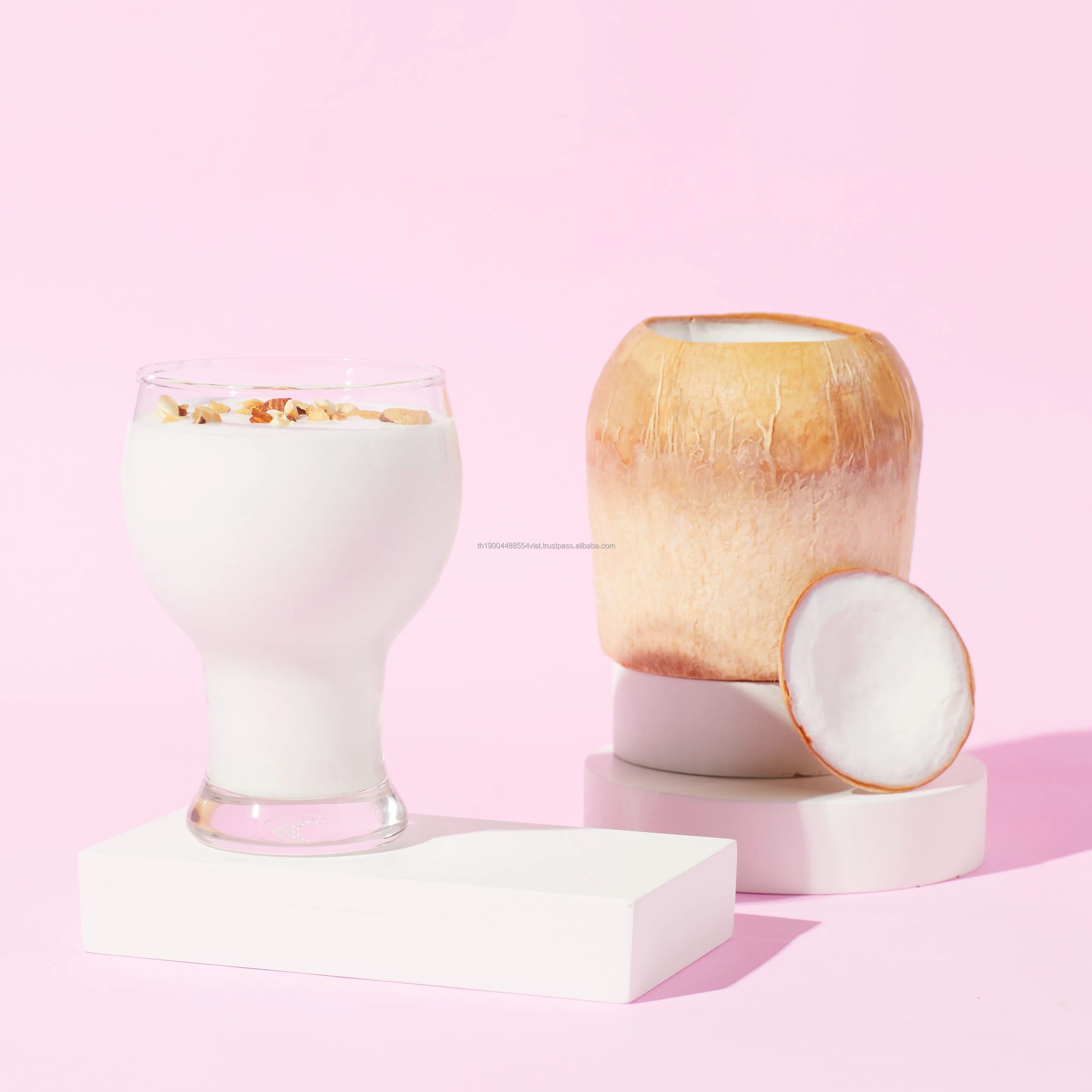 Organic Fruit Frozen Coconut Bowl Icecream Cups Coconut Frozen Fruit Real Coconut Farm from Thailand